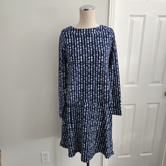 Hatley Dresses & Skirts - Hatley Blue Long Sleeve Dress Small NWT